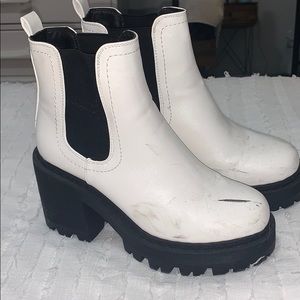 PrettyLittleThing Shoes - Chunky booties with and black PrettyLittleThing Shoes - Chunky booties with and black